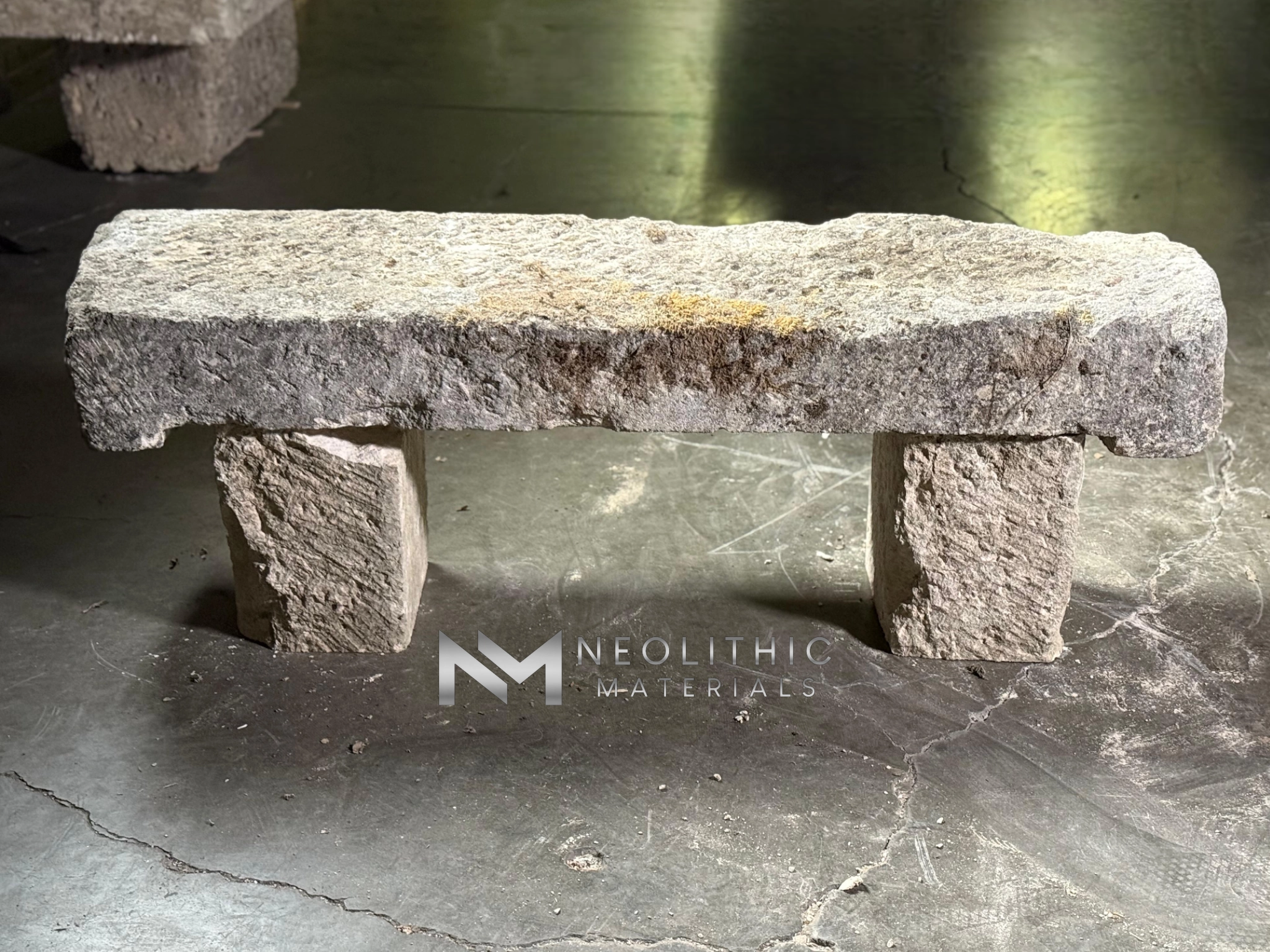 French 19th Century Antique Limestone Bench - Image 5